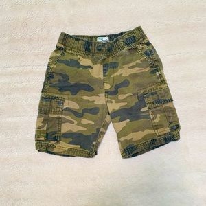 Boys camo cargo shorts